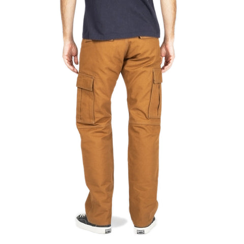 Iron Heart IH-743-BRN 17oz Duck Cargo Pants Brown in Rugged Gentlemen Shoppe