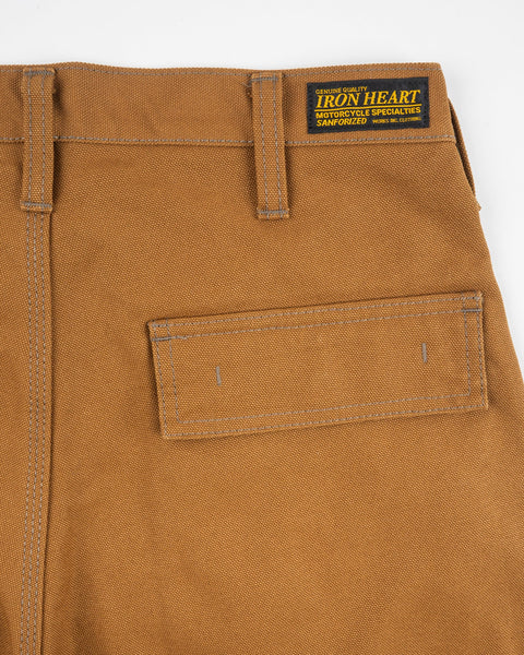 Iron Heart IH-743-BRN 17oz Duck Cargo Pants Brown in Rugged Gentlemen Shoppe