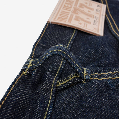 Iron Heart IH-777S-21 in 21oz selvedge denim jeans available at Rugged Gentlemen Shoppe