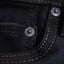 Iron Heart IH-777S-21od in 21oz indigo overdyed black selvedge denim jeans available at Rugged Gentlemen Shoppe