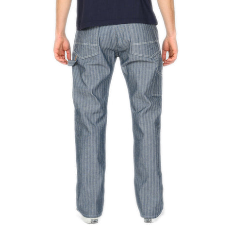 Iron Heart IH-830-IND herringbone pants indigo in 10.5oz available at Rugged Gentlemen Shoppe