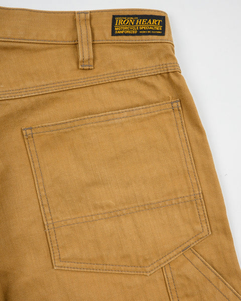 Iron Heart IH-831-BRN herringbone pants indigo in 10.5oz available at Rugged Gentlemen Shoppe