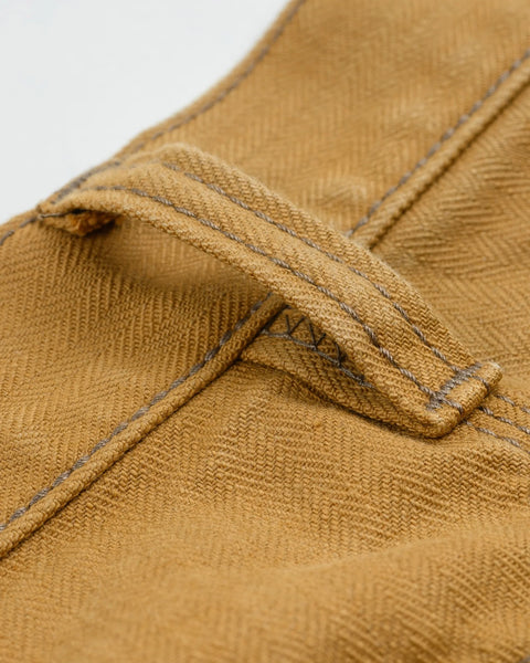 Iron Heart IH-831-BRN herringbone pants indigo in 10.5oz available at Rugged Gentlemen Shoppe