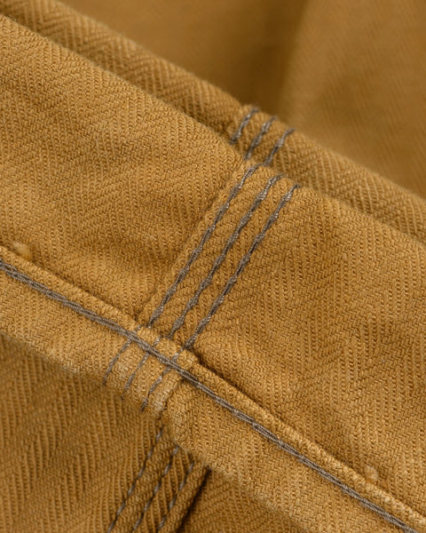 Iron Heart IH-831-BRN herringbone pants indigo in 10.5oz available at Rugged Gentlemen Shoppe