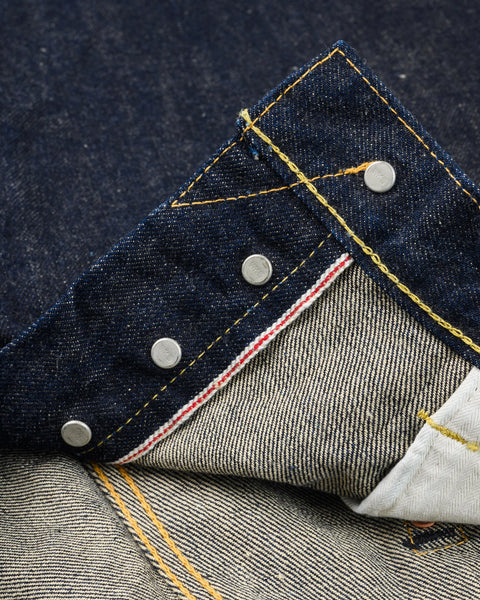 Iron Heart IH-888N in 17oz natural indigo selvedge denim jeans available at Rugged Gentlemen Shoppe