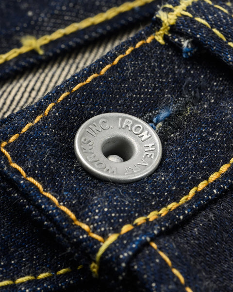 Iron Heart IH-888N in 17oz natural indigo selvedge denim jeans available at Rugged Gentlemen Shoppe