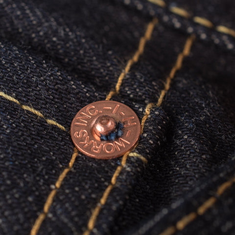 Iron Heart IH-888-142 indigo, 14oz selvedge denim jeans available at Rugged Gentlemen Shoppe