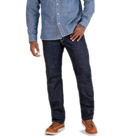 Iron Heart IH-888S-18 in 18oz Japanese vintage selvedge denim jeans available at Rugged Gentlemen Shoppe