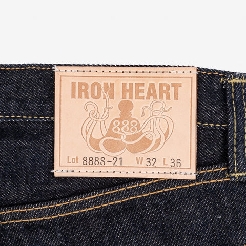 Iron Heart IH-888S-21 in 21oz selvedge denim jeans available at Rugged Gentlemen Shoppe