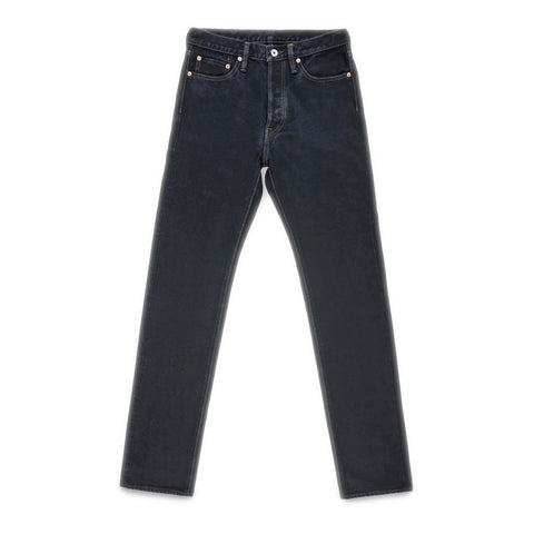 Iron Heart IH-888S-21od indigo overdyed black in 21oz selvedge denim jeans available at Rugged Gentlemen Shoppe
