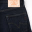 Iron Heart IH-888S-21od indigo overdyed black in 21oz selvedge denim jeans available at Rugged Gentlemen Shoppe