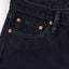 Iron Heart IH-888S-21od indigo overdyed black in 21oz selvedge denim jeans available at Rugged Gentlemen Shoppe