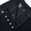 Iron Heart IH-888S-21od indigo overdyed black in 21oz selvedge denim jeans available at Rugged Gentlemen Shoppe