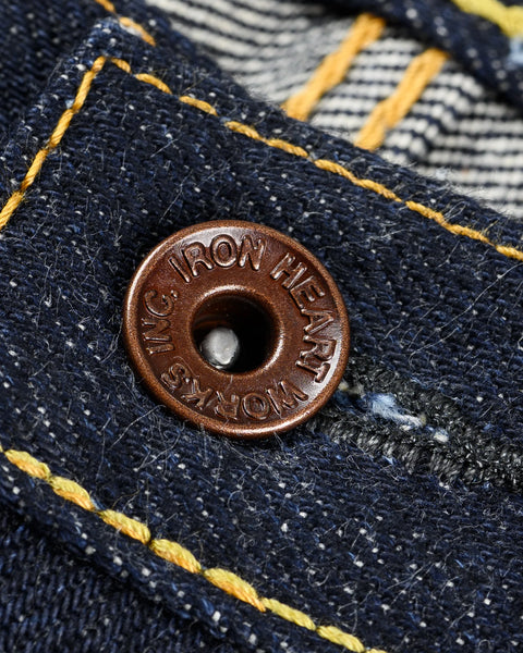 Iron Heart IH-888S-UHR-21/23oz selvedge denim jeans available at Rugged Gentlemen Shoppe