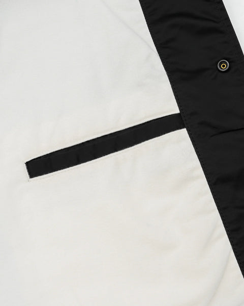 Iron Heart IHJ-160-BLK nylon coach jacket of 4.8oz in Black available at Rugged Gentlemen Shoppe