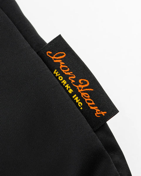 Iron Heart IHJ-160-BLK nylon coach jacket of 4.8oz in Black available at Rugged Gentlemen Shoppe