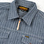 Iron Heart IHJ-164-BLU herringbone work jacket 10.5oz selvedge denim jeans available at Rugged Gentlemen Shoppe