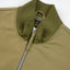 Iron Heart IHM-52-KHA 12oz Whipcord Tanker Jacket in Khaki close-up collar view