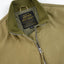 Iron Heart IHM-52-KHA 12oz Whipcord Tanker Jacket in Khaki close-up collar view