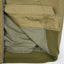 Iron Heart IHM-52-KHA 12oz Whipcord Tanker Jacket in Khaki close-up internal fabric view