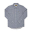 Iron Heart IHSH-07-IND hickory stripe western shirt front view in Rugged Gentlemen Shoppe Singapore