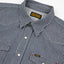 Iron Heart IHSH-07-IND hickory stripe western shirt collar view in Rugged Gentlemen Shoppe Singapore
