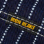 Iron Heart IHSH-227-IND 12oz CPO Wabash Shirt close-up label view in Rugged Gentlemen Shoppe