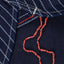 Iron Heart IHSH-227-IND 12oz CPO Wabash Shirt close-up chainstitch run-offs view in Rugged Gentlemen Shoppe