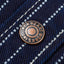 Iron Heart IHSH-227-IND 12oz CPO Wabash Shirt close-up copper button view in Rugged Gentlemen Shoppe