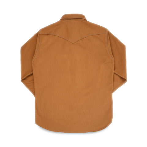 Iron Heart IHSH-422-BRN 17oz Cotton Duck CPO Shirt available at Rugged Gentlemen Shoppe Singapore
