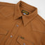 Iron Heart IHSH-422-BRN 17oz Cotton Duck CPO Shirt available at Rugged Gentlemen Shoppe Singapore