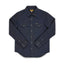 Iron Heart IHSH-437-IND Dobby Cloth CPO Shirt in indigo in 13.5oz selvedge denim jeans available at Rugged Gentlemen Shoppe