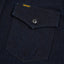 Iron Heart IHSH-437-IND Dobby Cloth CPO Shirt in indigo in 13.5oz selvedge denim jeans available at Rugged Gentlemen Shoppe