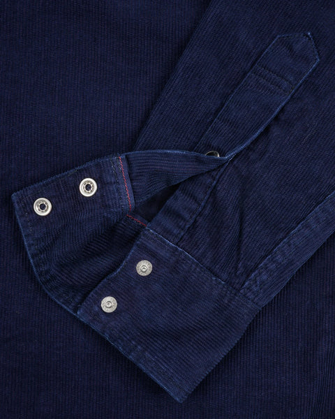 Iron Heart IHSH-438-IND in 7.5oz selvedge corduroy western shirt available at Rugged Gentlemen Shoppe