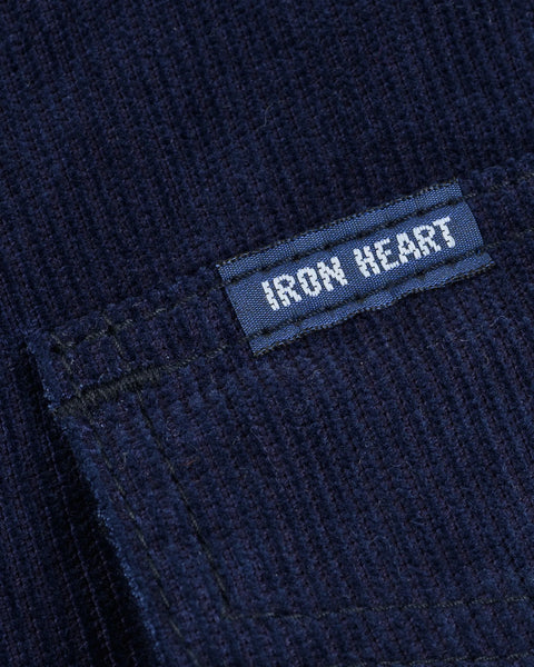 Iron Heart IHSH-438-IND in 7.5oz selvedge corduroy western shirt available at Rugged Gentlemen Shoppe