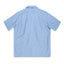Iron Heart IHSH-447-SAX cotton linen open collar short sleeve shirt in sax blue in 5oz available at Rugged Gentlemen Shoppe
