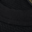 Iron Heart IHSW-86-BLK Heavyweight Thermal Crew Neck Sweater in Black available at Rugged Gentlemen Shoppe