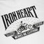 Iron Heart IHT-2601-WHT 7.5oz Loopwheel Cotton Graphic T-Shirt Made in Japan available at Rugged Gentlemen Shoppe Singapore
