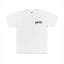 Front view of Iron Heart IHT-2601-WHT Japanese loopwheel cotton graphic t-shirt
