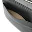 Handmade black full-grain leather handbag with timeless minimalist design