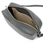 Spacious interior of OGL 9981 leather handbag with organiser compartments
