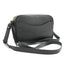 Handmade small black leather handbag with clean minimalist design for everyday carry