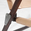 OGL Kermit wooden chair V1 in vegetable tanned leather, handcrafted folding chair with wooden frame for camping
vegetable tanned leather Kermit chair wooden folding design outdoor handcrafted