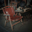OGL Kermit wooden chair V2 in glazed leather, premium handcrafted folding chair wood frame glazed leather Kermit chair brown wooden folding chair outdoor lifestyle
