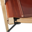 OGL Kermit wooden chair V2 in glazed leather, premium handcrafted folding chair wood frame glazed leather Kermit chair brown wooden folding chair outdoor lifestyle