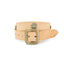 Obbi Good Label Single-Prong Concho Belt in natural vegetable-tanned leather with solid brass conchos and brass garrison buckle
