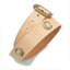Obbi Good Label Single-Prong Concho Belt in natural vegetable-tanned leather with solid brass conchos and brass garrison buckle
