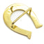 Obbi Good Label handmade solid brass horseshoe belt buckle for 1.5 inch leather belts in Rugged Gentlemen Shoppe Singapore