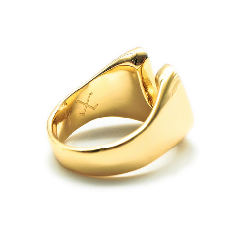 Obbi Good Label handmade brass horseshoe ring for men in solid brass in Rugged Gentlemen Shoppe Singapore