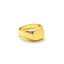 Obbi Good Label handmade men's brass signet ring in solid brass in Rugged Gentlemen Shoppe Singapore